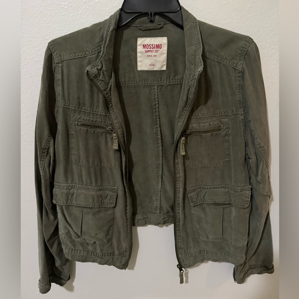 Mossimo Supply Co. Women's Green Utility Jacket